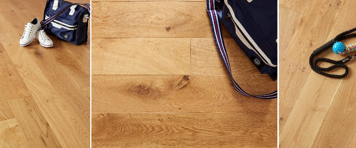 The Old Flooring Company elegant hardwood flooring options in contemporary living room