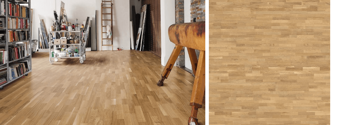 Illustration depicting the hardwood restoration process for flooring