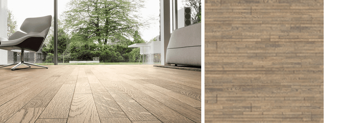 Rejuvenate old wood floors with before and after transformation.