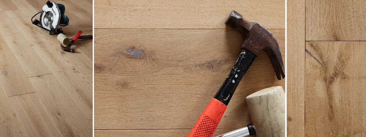 Steps to refinish part of hardwood floor using sanding and staining techniques
